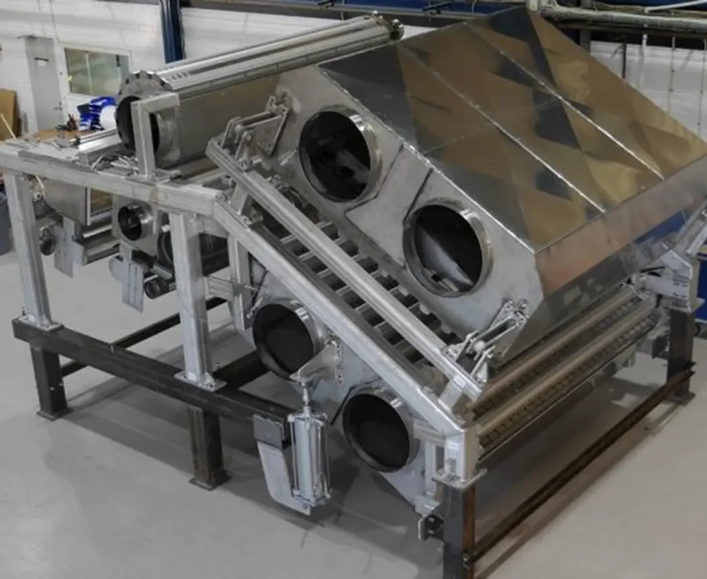 Industrial infrared drying module in stainless steel